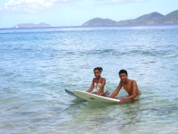 Eban & Sabrina ready to catch some waves!